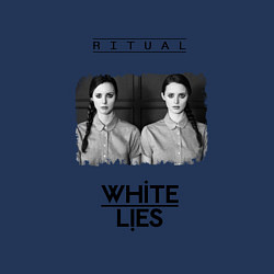 Свитшот хлопковый мужской White Lies - Ritual, цвет: тёмно-синий — фото 2