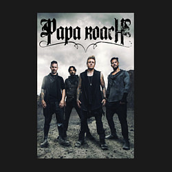 Свитшот хлопковый мужской Papa Roach all, цвет: черный — фото 2