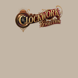 Свитшот хлопковый мужской Clockwork revolution logo, цвет: миндальный — фото 2