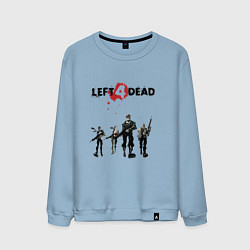 Свитшот хлопковый мужской Выжившие Left 4 Dead, цвет: мягкое небо