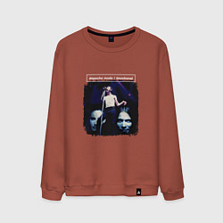 Свитшот хлопковый мужской Depeche Mode - Devotional in your room, цвет: кирпичный