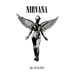 Свитшот хлопковый мужской In utero Nirvana, цвет: белый — фото 2