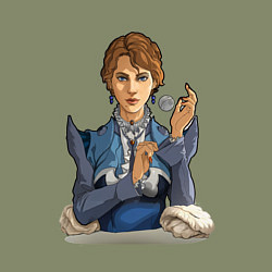 Свитшот хлопковый мужской Кассандра - RimWorld, цвет: авокадо — фото 2