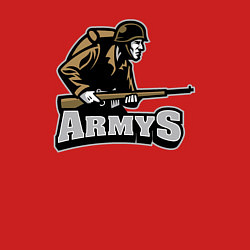 Свитшот хлопковый мужской Armys, цвет: красный — фото 2