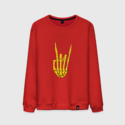Мужской свитшот Golden skeleton hand
