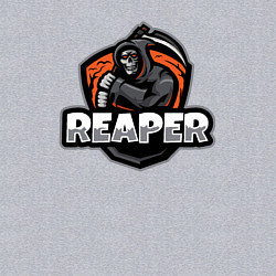 Свитшот хлопковый мужской Reaper dead скелет, цвет: меланж — фото 2
