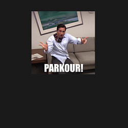 Свитшот хлопковый мужской Parkour Michael Scott - the office, цвет: черный — фото 2