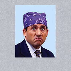 Свитшот хлопковый мужской Michael Scott - Prison mike the office meme, цвет: меланж — фото 2