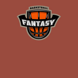 Свитшот хлопковый мужской Basketball fantasy, цвет: кирпичный — фото 2