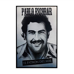 Свитшот хлопковый мужской Escobar draw portrait, цвет: белый — фото 2