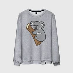 Свитшот хлопковый мужской Koala, цвет: меланж