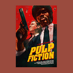 Свитшот хлопковый мужской Pulp fiction - vincent and jules, цвет: кирпичный — фото 2