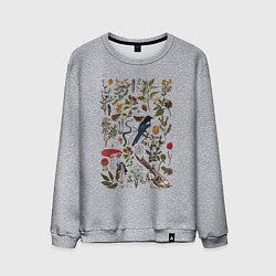 Свитшот хлопковый мужской Сорокино сокровище, цвет: меланж
