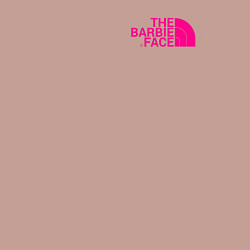 Свитшот хлопковый мужской The barbie face, цвет: пыльно-розовый — фото 2