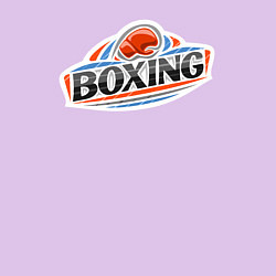 Свитшот хлопковый мужской Boxing team, цвет: лаванда — фото 2