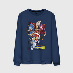 Мужской свитшот Samurai pizza cats