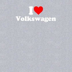 Свитшот хлопковый мужской I love Volkswagen, цвет: меланж — фото 2