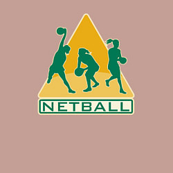 Свитшот хлопковый мужской Netball, цвет: пыльно-розовый — фото 2