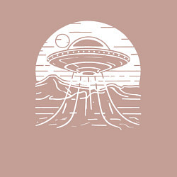 Свитшот хлопковый мужской Неопознанный объект, цвет: пыльно-розовый — фото 2