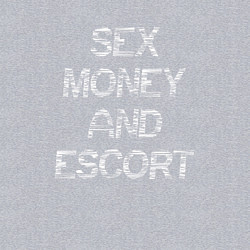 Свитшот хлопковый мужской Sex money and escort, цвет: меланж — фото 2