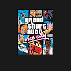 Свитшот хлопковый мужской Vice City, цвет: черный — фото 2