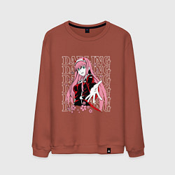 Мужской свитшот Darling in the FranXX Милый из Франкса