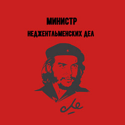 Свитшот хлопковый мужской Министр неджентльменских дел, цвет: красный — фото 2