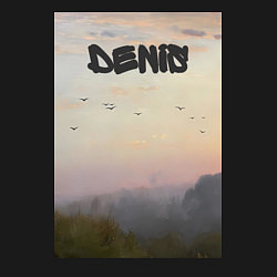 Свитшот хлопковый мужской Denis птицы в небе, цвет: черный — фото 2