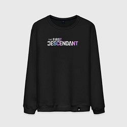 Свитшот хлопковый мужской The First Descendant - Logo, цвет: черный