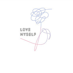 Свитшот хлопковый мужской BTS love myself, цвет: белый — фото 2