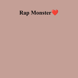 Свитшот хлопковый мужской BTS Rap Monster, цвет: пыльно-розовый — фото 2