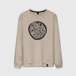 Мужской свитшот Текстуры и формы природы