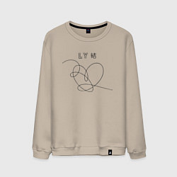 Мужской свитшот BTS Love