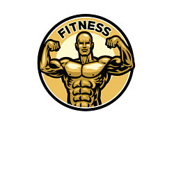 Свитшот хлопковый мужской Fitness power, цвет: белый — фото 2