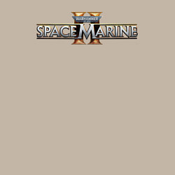 Свитшот хлопковый мужской Warhammer 40000 space marine 2, цвет: миндальный — фото 2