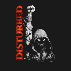 Свитшот хлопковый мужской Disturbed rock band, цвет: черный — фото 2