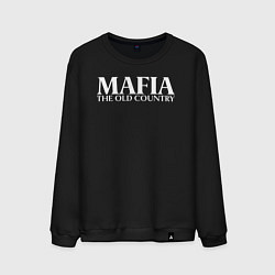 Свитшот хлопковый мужской Mafia the old country logo, цвет: черный