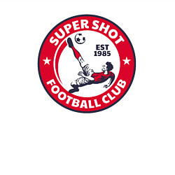 Свитшот хлопковый мужской Супер удар - футбольный клуб, цвет: белый — фото 2