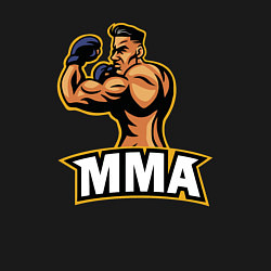 Свитшот хлопковый мужской Fighter MMA, цвет: черный — фото 2