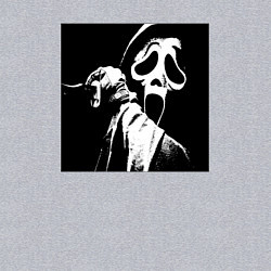 Свитшот хлопковый мужской Крик с ножом, цвет: меланж — фото 2