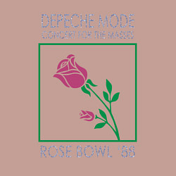 Свитшот хлопковый мужской Depeche Mode - Rose Bowl 88, цвет: пыльно-розовый — фото 2