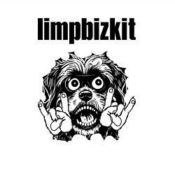 Свитшот хлопковый мужской Limp Bizkit - rock dog, цвет: белый — фото 2