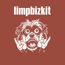 Свитшот хлопковый мужской Limp Bizkit rock dog, цвет: кирпичный — фото 2