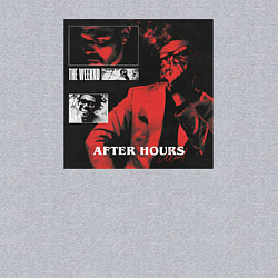 Свитшот хлопковый мужской After hours the weeknd, цвет: меланж — фото 2