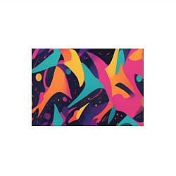 Свитшот хлопковый мужской Космос яркая абстракция, цвет: белый — фото 2