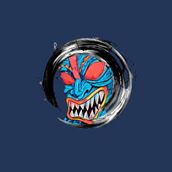 Свитшот хлопковый мужской Идол, цвет: тёмно-синий — фото 2