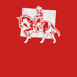 Свитшот хлопковый мужской Леди ковбой, цвет: красный — фото 2