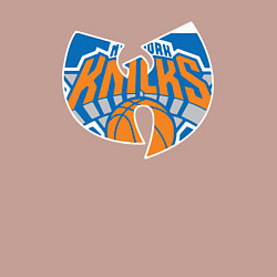 Свитшот хлопковый мужской Wu-tang knicks, цвет: пыльно-розовый — фото 2