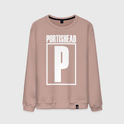 Свитшот хлопковый мужской Portishead, цвет: пыльно-розовый