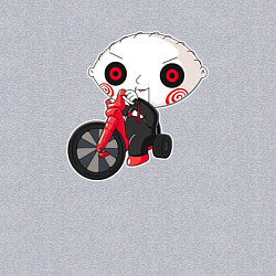 Свитшот хлопковый мужской Гриффины - Пила, цвет: меланж — фото 2